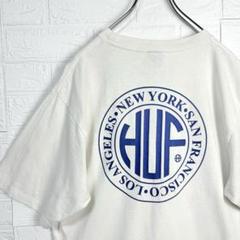 【格安】 HUF サークルロゴ バックプリント Tシャツ Mサイズのサムネイル