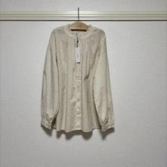 《新品・タグ付き》POU DOU DOU 淡色 ドット ブラウス Mのサムネイル