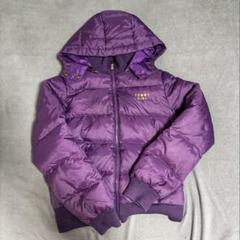 トミーガール 紫 ダウンジャケット Mサイズ tommy girl（ダウンジャケット ・ パープル/紫色系）のフリマ