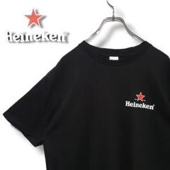 Heineken ハイネケン ロゴTシャツ 黒 Lサイズ ユニセックス