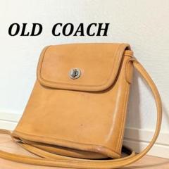 OLD COACH レザー ショルダーバッグ キャメル オールドコーチ
