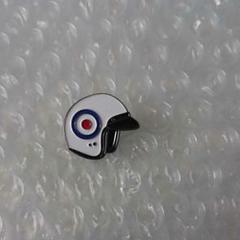 ★ピンバッジ#40 ターゲット ヘルメット Vespa Lambretta
