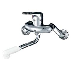 カクダイ　シングルレバー混合栓キッチン用（壁付け）192-004 カクダイ シングルレバー混合栓キッチン用（壁付け）192-004