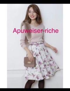 Apuweiser-riche アプワイザーリッシェ 花柄スカート