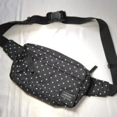 極上品】HEAD PORTER ヘッドポーター ボディバッグ 星柄 黒