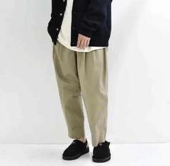 【19AW】URU COTTON 2TUCK PANTS サイズ1