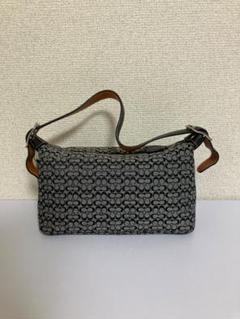 コーチ　ショルダーバッグ　黒　シグネチャー　COACH　キャンバス　E10 コーチ ショルダーバッグ 斜め掛け シグネチャー キャンバス