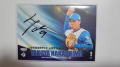日本ハムファイターズ 中嶋卓也 オートグラフカード 50シリ