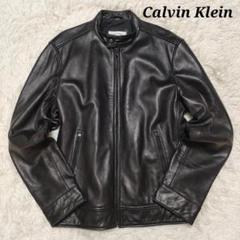 Calvin Klein カルバンクライン シングル ライダースジャケット