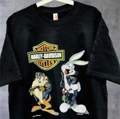 新品✨ハーレー ビンテージリプリント Tシャツ メンズ 半袖 バニー バイク