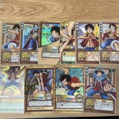 ワンピース旧キラカード　45枚セット　ポーチ付き