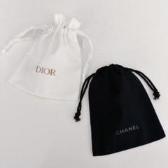 シャネル 巾着ポーチ 保存袋 GIFT-CC ホワイト ミニ香水セット
