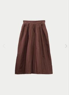 machatt マチャット メモリーキュロットパンツ ブラウン 2025