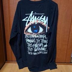 stussy ocular eyes 目ロンT Lサイズ ラグラン ビックロゴ