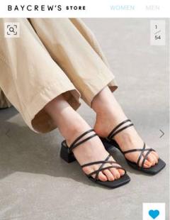 LE TALON SQUARE 2WAY SANDALS L ブラック LE TALON｜《追加》3.5cmスクエア2WAYサンダル | Rakuten