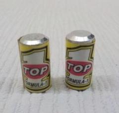 TOP1ケミカルアルミエアバルブキャップ黄色