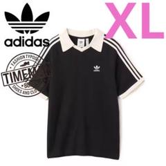 【完売品】adidas ワッフルポロシャツ 3XL adidas WAFFLE SHORT SLEEVE POLO ブラック（アディダス