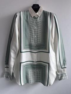 セリーヌ フィービー シルクシャツ 38 Celine Phoeve 2013