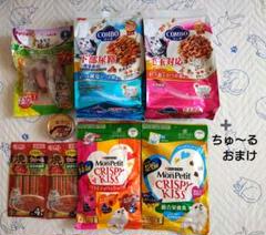 ■キャットフードおまとめ 【主食•おやつ•猫缶】➕️ちゅ〜る３本おまけつきのサムネイル