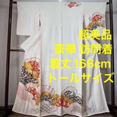 超美品 逸品 豪華 訪問着 付け下げ 正絹 袷 着物 トールサイズ
