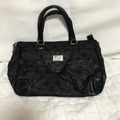 超美品希少FILA GOLF フィラ　キャディバッグ　レザー調　黒　レディース 超美品希少FILA GOLF フィラ キャディバッグ レザー調 黒