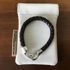 GARNI ブラウンレザーブレスレット
