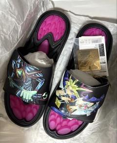 adidas 遊戯王 サンダル　未使用 adidas 遊戯王 コラボ サンダル ブルーアイズ - メルカリ