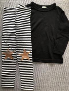 未使用GU Tシャツ 黒 110cm