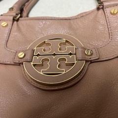 Tory Burch （トリーバーチ）ピンクレザーショルダーバッグ◎斜めがけ紐