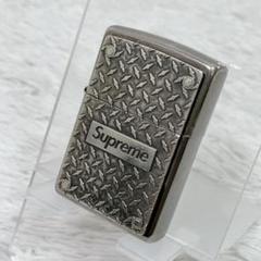 Supreme Diamond Plate Zippo Metal - SS19 - US