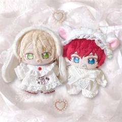 10cm 12cm 2着セット　ひつじうさぎ着せ替えぬい服　いつぬい　あんスタ