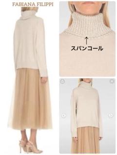 新品　ブルネロクチネリ　スパンコール　ネイビー　トップス　リネンシルク BRUNELLO CUCINELLI - ブルネロクチネリ モニーレスパンコール