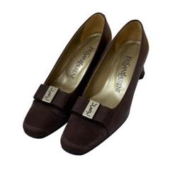 【極美品】✨イヴサンローラン 23cm パンプス 黒 スエード 36 Yves Saint Laurent - 【中古】 イヴ・サンローラン パンプス 36