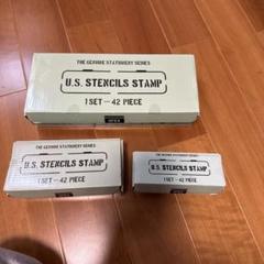 USミリタリーステンシル スタンプ 3サイズセット 世田谷ベース