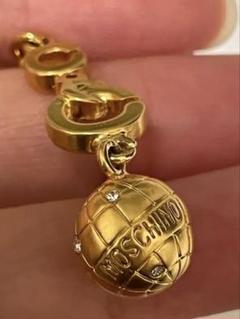モスキーノ Moschino　ネックレス　ゴールド　球体