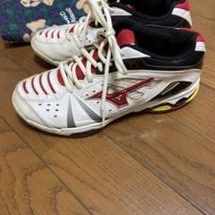 お得価格　ミズノ　テニスシューズ22.5 ジュニアソフトテニス