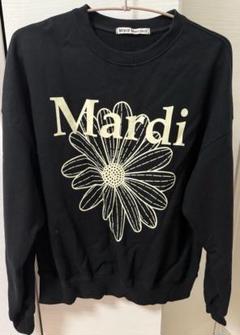 お値下げ Mardi Mercredi スウェットプルオーバー Mardi Mercredi トレーナー スウェット SWEATSHIRT FLOWERMARDI