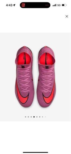 Nike サッカーシューズ ピンク/レッド
