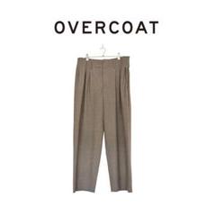 美品 OVERCOAT 5 スラックス ワイドパンツ 25ss