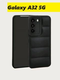 Galaxy A32 5G ぷっくり　オシャレ　 黒色　Galaxyケースのサムネイル