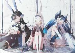 アズールレーン　重桜　碧海の吹　プレイマット　金銀キャンペーン