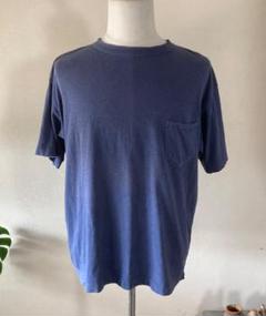 45R　オーシャンTシャツ　紺色ポケットT