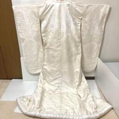 白無垢 白打掛 正絹 飛翔鶴柄 花嫁衣装 銀地針松に飛翔鶴【結婚式 和装 白無垢 レンタル】 – 結婚式準備