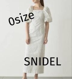 snidel 新品未使用 0サイズ ドットワンピース SNIDEL - snidel スナイデル ドット ワンピース size1/黒