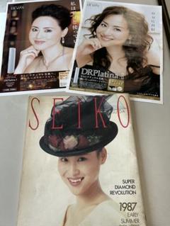 松田聖子　1987年コンサートパンフレット　おまけ、新聞広告２枚