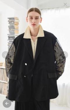seyto チュールレイヤードセミダブルテーラード・パンツ seyto（セイト）の「Tulle layered semi double tailored jacket
