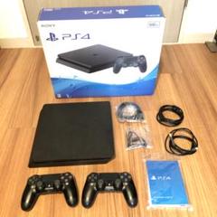 【付属品完備】PlayStation 4 本体 ブラック コントローラー2個付き