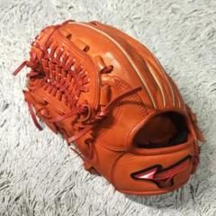 【左利き】mizuno　ミズノ　軟式グローブ　オレンジ　will drive