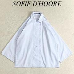 ファッションの ソフィードール D'HOORE SOFIE ブラウス 水色 34 開襟シャツ トップス