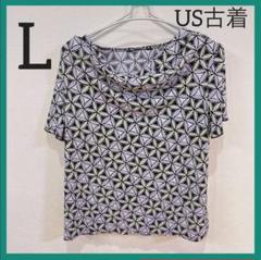 【US古着】カットソー レディース プルオーバー 半袖 L